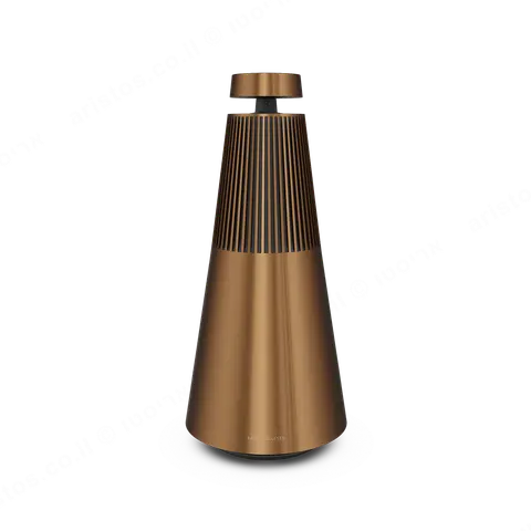 bang & olufsen רמקול עוצמתי עם טכנולוגיית העדשה האקוסטית צבע ברונזה מבית Bang & Olufsen דגם Beosound 2 Bronze Tone
