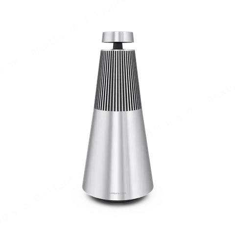 bang & olufsen רמקול עוצמתי עם טכנולוגיית העדשה האקוסטית צבע כסף מבית Bang & Olufsen דגם Beosound 2 Silver