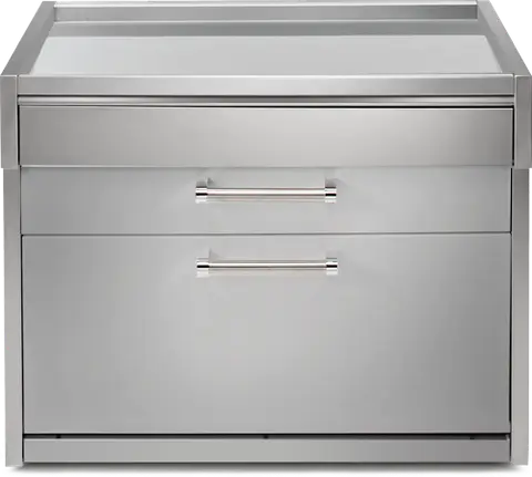 Steel יחידה מודולרית שולחן עבודה נירוסטה לשילוב במטבחי חוץ מבית STELL דגם Genesi 120 outdoor