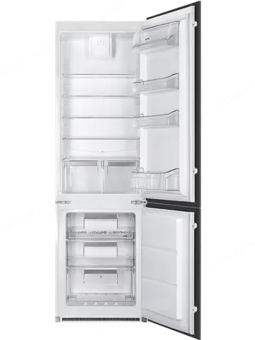 SMEG מקרר עם מקפיא תחתון אינטגרלי מלא תוצרת SMEG דגם C7280NEP