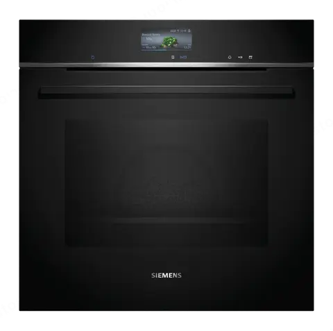 Siemens תנור בנוי משולב מיקרוגל 60 ס"מ הסדרה השחורה IQ700 תוצרת Siemens דגם HM736G1B1