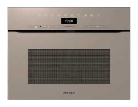 Miele תנור בנוי משולב מיקרו 45 ס"מ ArtLine Touch2Open תוצרת Miele דגם H 7440 BMX  Pearl beige