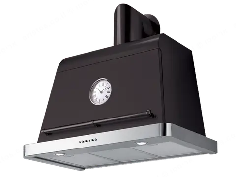 Bompani קולט אדים צמוד קיר מסדרת COUNTRY BLACK ברוחב 90 ס"מ BOMPANI תצוגה