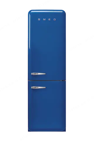 SMEG מקרר רטרו מקפיא תחתון בצבע כחול מסדרת 50'Retro Style תוצרת SMEG דגם FAB32