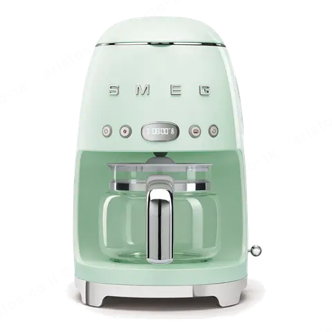 SMEG מכונת קפה פילטר בצבע פיסטוק מסדרת 50's Retro Style,תוצרת SMEG דגם DCF02PGEU