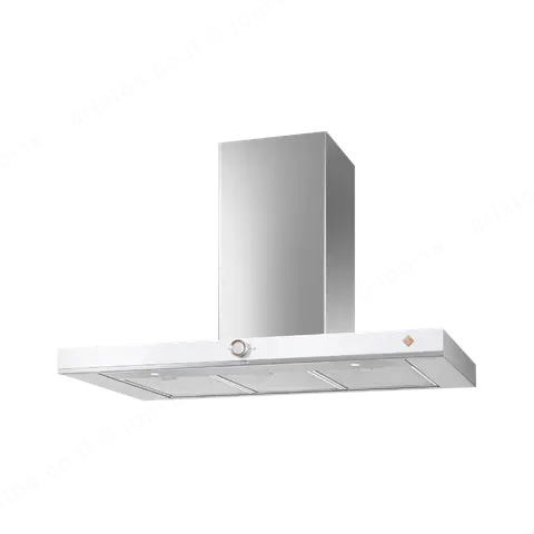 De Dietrich קולט אדים צמוד קיר 90 ס"מ סדרת PURE WHITE תוצרת De Dietrich דגם DHB7952W