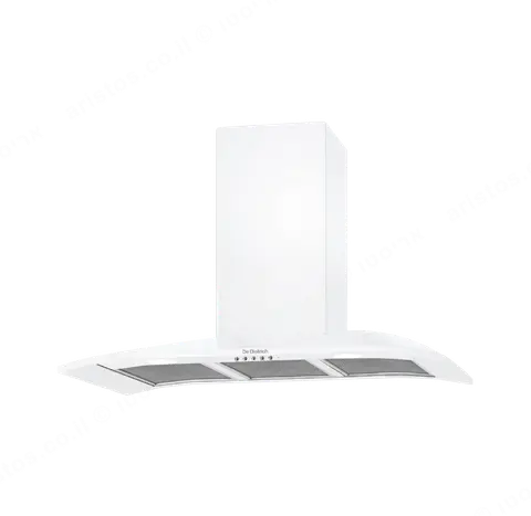 De Dietrich קולט אדים צמוד קיר 90 ס"מ לבן סדרת PURE WHITE תוצרת De Dietrich דגם DHR7941W
