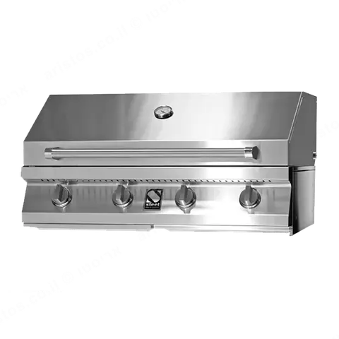 Steel גריל גז בילד אין 4 מבערים עוצמתי למטבחי חוץ מבית STELL דגם Swing Top Grill 90