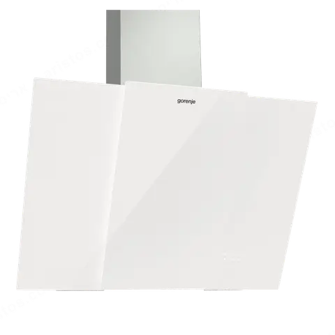 Gorenje קולט אדים ורטיקלי 80 ס"מ זכוכית לבנה GORENJE דגם DVG8565W