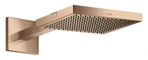 AXOR ראש מקלחת 240X240 כולל זרוע מהקיר גימור זהב אדום מלוטש מבית AXOR דגם 10925300