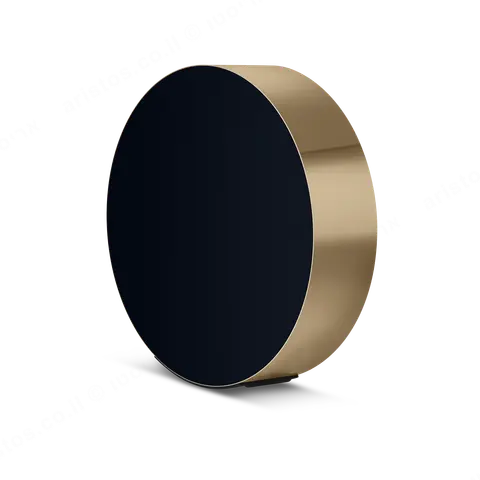 bang & olufsen רמקול עוצמתי בעיצוב איקוני מבית Bang & Olufsen צבע זהב דגם Beosound Edge Brass