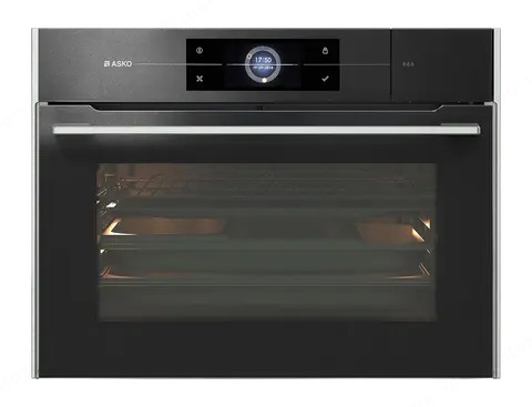 ASKO תנור בנוי 45 ס"מ בישול באדים גימור שחור פנינה תוצרת ASKO דגם OCS8478G