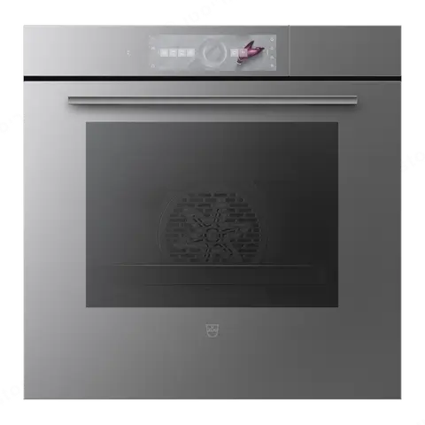 V-ZUG תנור אידוי בנוי 60 ס"מ ואפייה תוצרת V-ZUG דגם CombairSteamer V2000 60 זכוכית מראה פלטינום