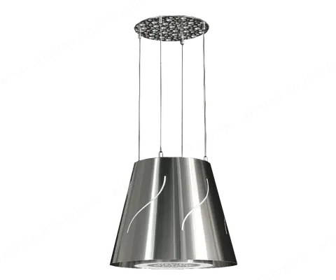 Bompani קולט אדים תלוי לאי בעיצוב מנורה נירוסטה ובקוטר 50 BOMPANI ASTRID
