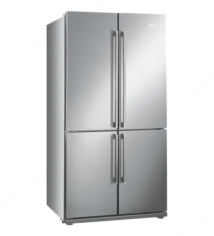 SMEG מקרר מקפיא תחתון 4 דלתות נירוסטה תוצרת SMEG דגם FQ60XP
