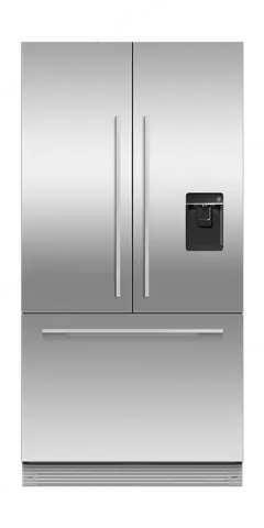 Fisher & Paykel מקרר אינטגרלי מקפיא תחתון 3 דלתות 90 ס"מ סדרה 7 יצרן מים וקרח פאנל נירוסטה תוצרת FISHER&PAYKEL דגם RS90AU3