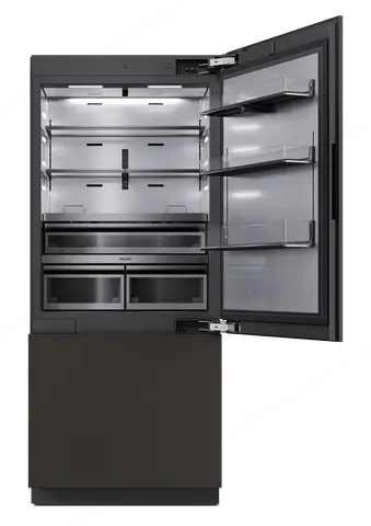 Miele מקרר אינטגרלי מקפיא תחתון 90 ס"מ IceMaker דלת Push2open סדרת MasterCool תוצרת Miele דגם KFMC 3844 R