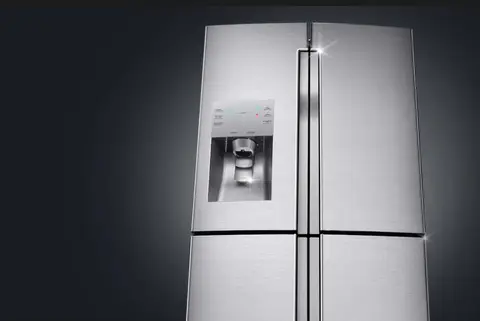 Samsung מקרר 4 דלתות בטכנולוגיית Triple Cooling 700 ליטר צבע אפור תוצרת Samsung דגם RF60J9000SL/ML