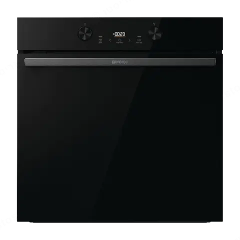 Gorenje תנור בנוי 60 ס''מ עם אפייה בלחות 77 ליטר AirFry גימור Total black תוצרת Gorenje דגם BOS6737E20FBG