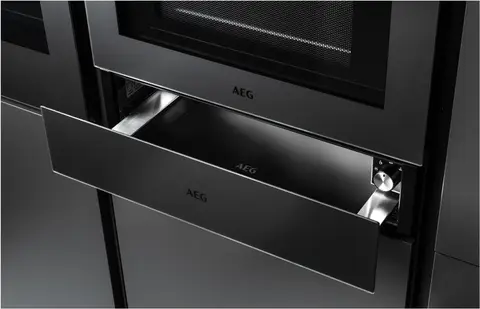 AEG מגירת חימום אינטגרלית 14 ס"מ סדרת MATTE BLACK תוצרת AEG דגם KDK911424T