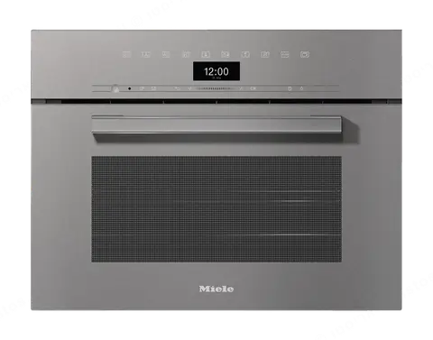 Miele תנור אידוי קומבי סטימר משולב אפייה גובה 45 ס"מ Sous-vide DualSteam תוצרת Miele דגם DGC 7440 XL Grey