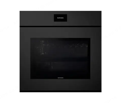 Barazza תנור בנוי 60 ס"מ עם מערכת חיטוי אוויר Zefiro גימור שחור מט סדרת VELVET Exclusive תוצרת Barazza דגם 1FVAPEN