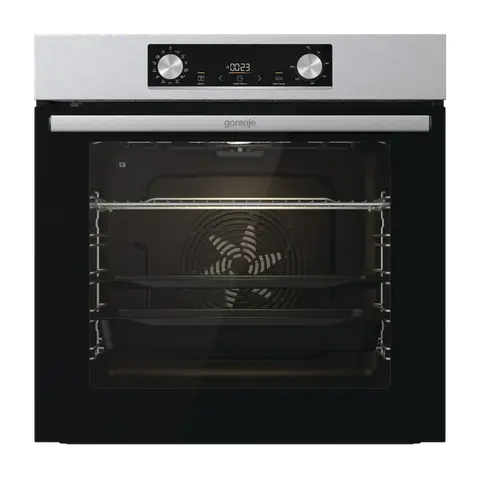 Gorenje תנור בנוי פירוליטי 60 ס''מ עם אפייה בלחות ExtraSteam נירוסטה 77 ליטר AirFry תוצרת Gorenje דגם BPS6737E03X