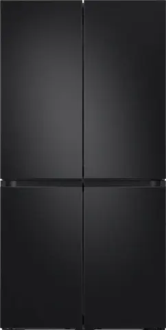 Samsung מקרר 4 דלתות 90 ס"מ קו אפס 648 ליטר גימור שחור מט סדרת Bespoke תוצרת Samsung דגם RM70F63BMAT