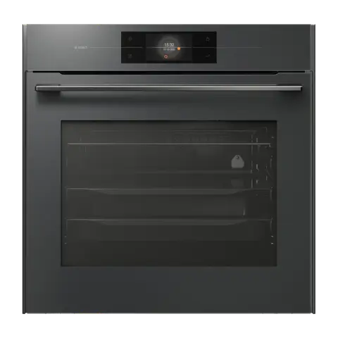 ASKO תנור בנוי פירוליטי 60 ס"מ גימור אפור פנינה סדרת Elements Pearl Grey תוצרת ASKO דגם OP8678GG