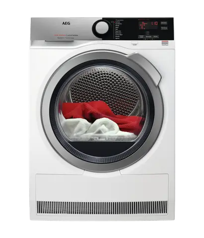 AEG מייבש כביסה 8 ק"ג PROSENSE משאבת חום קונדנסור תוף Protex מנוע אינוורטר תוצרת AEG דגם T7DBE832M