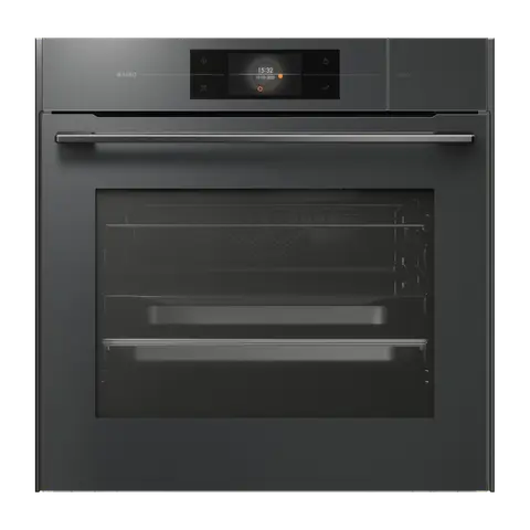 ASKO  תנור בנוי 60 ס"מ בישול באדים Pure Steam Sous Vide גימור אפור פנינה סדרת Elements Pearl Grey תוצרת ASKO דגם OCS8678GG