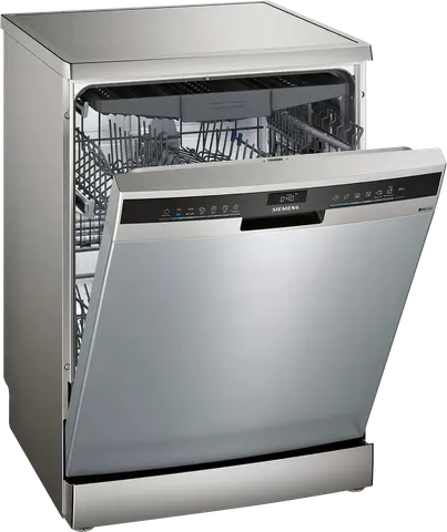 Siemens מדיח כלים עצמאי 60 ס"מ כסוף פתיחה אוטומטית תוצרת Siemens דגם SN23EI26CE