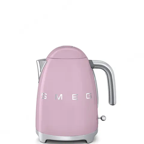 SMEG קומקום חשמלי בצבע ורוד,מסדרת 50's Retro Style,תוצרת SMEG דגם KLF01PKEU