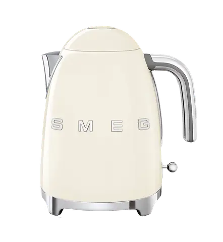 SMEG קומקום חשמלי בצבע קרם מסדרת 50's Retro Style,תוצרת SMEG דגם KLF03CREU