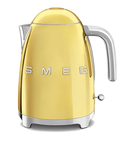 SMEG קומקום חשמלי בצבע זהב מבריק מסדרת 50's Retro Style,תוצרת SMEG דגם KLF03GOEU