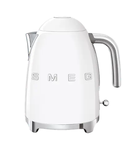 SMEG קומקום חשמלי בצבע לבן מסדרת 50's Retro Style,תוצרת SMEG דגם KLF03WHEU