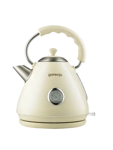 Gorenje קומקום חשמלי צבע שמנת מסדרת CLASSICO תוצרת Gorenje דגם K17CLI