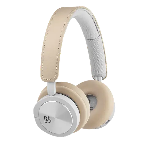 bang & olufsen אוזניות אלחוטיות יוקרתיות צבע אבן מעוצבות עם מסנן רעשים אקטיבי מבית Bang & Olufsen דגם Beoplay H8i Natural
