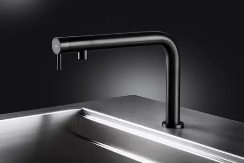 MGS MILANO ברז נירוסטה בגימור שחור מט מבית MGS MILANO דגם NEMO R Black Steel