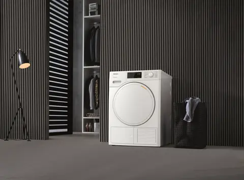 Miele מייבש כביסה 9 ק"ג קונדנסור עם משאבת חום דירוג A++ תוצרת Miele דגם TWC 364 WP