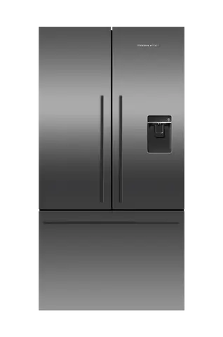 Fisher & Paykel מקרר מקפיא תחתון 3 דלתות 90 ס"מ סדרה 7 יצרן מים וקרח גימור נירוסטה שחורה תוצרת FISHER&PAYKEL דגם RF540ADUB7