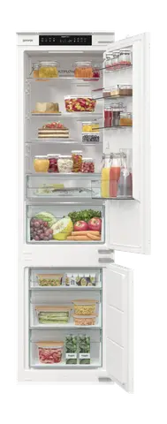 Gorenje מקרר אינטגרלי 60 ס"מ מקפיא תחתון גמיש 284 ליטר NoFrost Dual תוצרת Gorenje דגם NRKI519E41