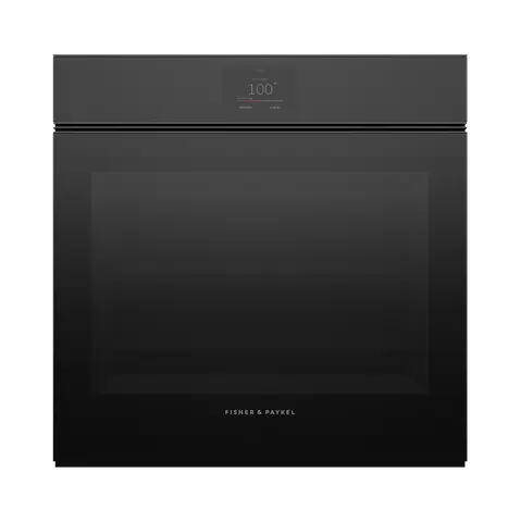Fisher & Paykel תנוי בנוי פירוליטי 60 ס"מ AirFry פתיחה וסגירה חשמלית צג TFT גימור שחור סדרה 9 תוצרת FISHER&PAYKEL דגם OB60SMPTNB1
