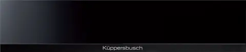 kueppersbusch מגירת חימום טלסקופית 15 ס"מ זכוכית שחורה אופציה לערכות עיצוב סדרה 8 תוצרת kueppersbusch דגם CSW6800.0