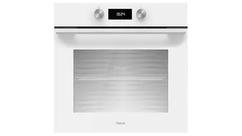 Teka תנור בנוי  60 ס"מ זכוכית לבנה ניקוי באדים Teka Urban דגם HLB 8400 WH