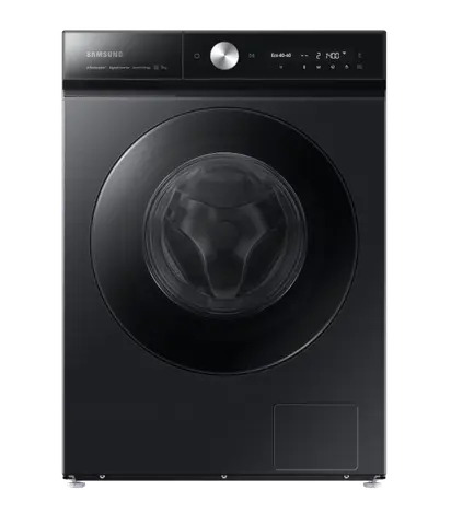 Samsung מכונת כביסה פתח חזית 11 ק"ג בטכנולוגיית ™AI Ecobubble מנוע אינוורטר צבע שחור תוצרת Samsung דגם WW11BB9445GB