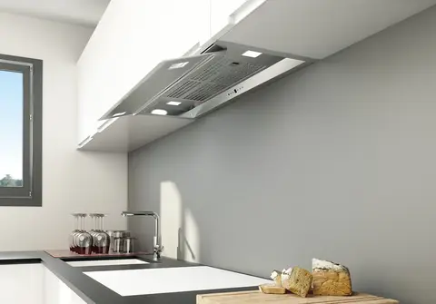 FRECAN קולט אדים בנוי לארון 60/90/120 ס"מ נירוסטה תוצרת FRECAN דגם Vetro Klin