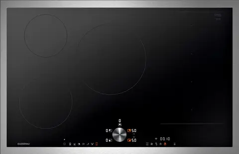 GAGGENAU כיריים אינדוקציה 80 ס"מ 5 מוקדים Flex מסגרת נירוסטה דגם : CI283113 סדרה 200 תוצרת GAGGENAU דגם CI283113