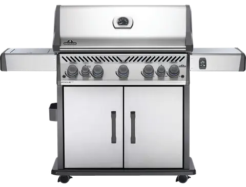 Napoleon גריל גז 5 מבערים עם כירת צד Sizzle Zone ומבער אחורי Infra-Red מבית Napoleon דגם ROGUE SE 625 נירוסטה