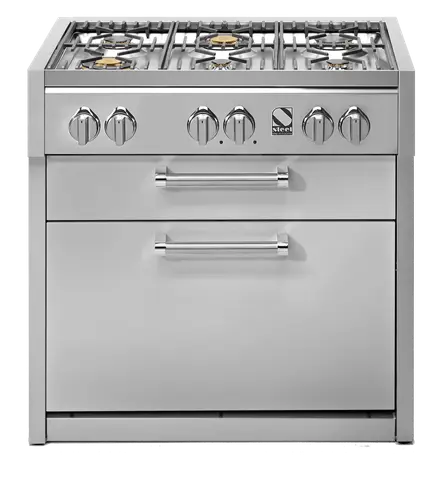 Steel יחידה מודולרית כיריים גז נירוסטה לשילוב במטבחי חוץ תוצרת Steel דגם Genesi 90